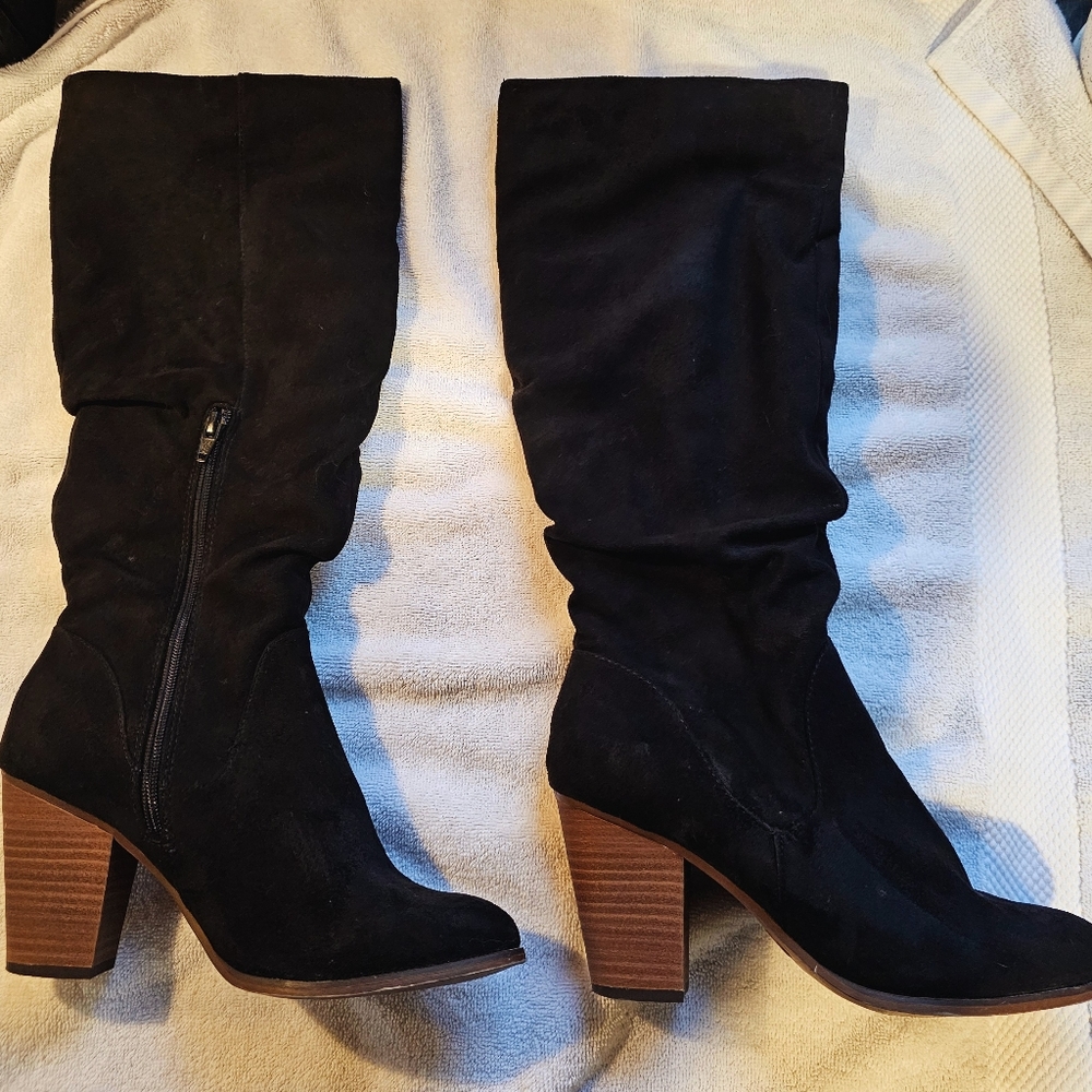 Knee High Suede Boots